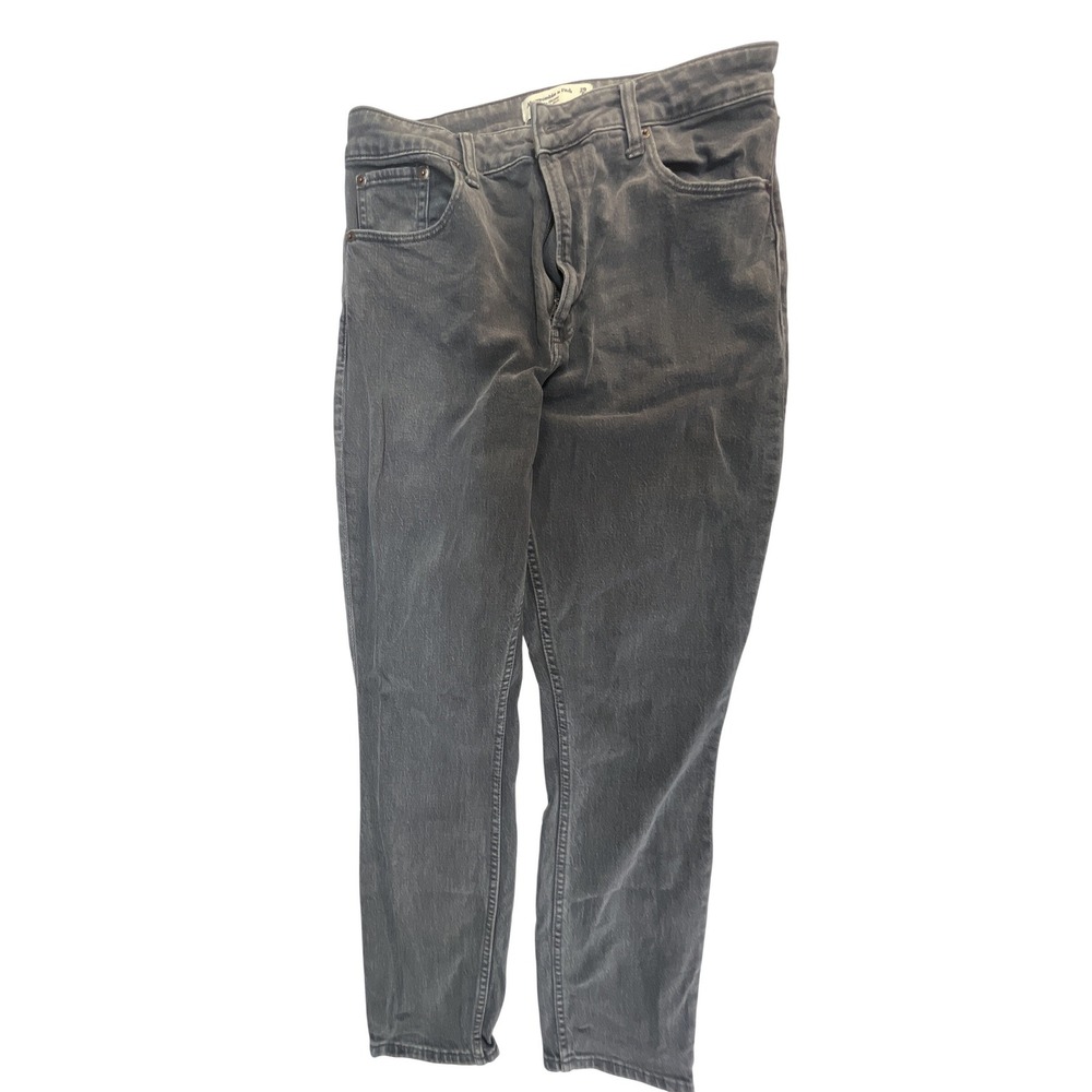 Abercrombie Curve Love Skinny Jeans‎ Gray Washed Denim Women's Size 29/8